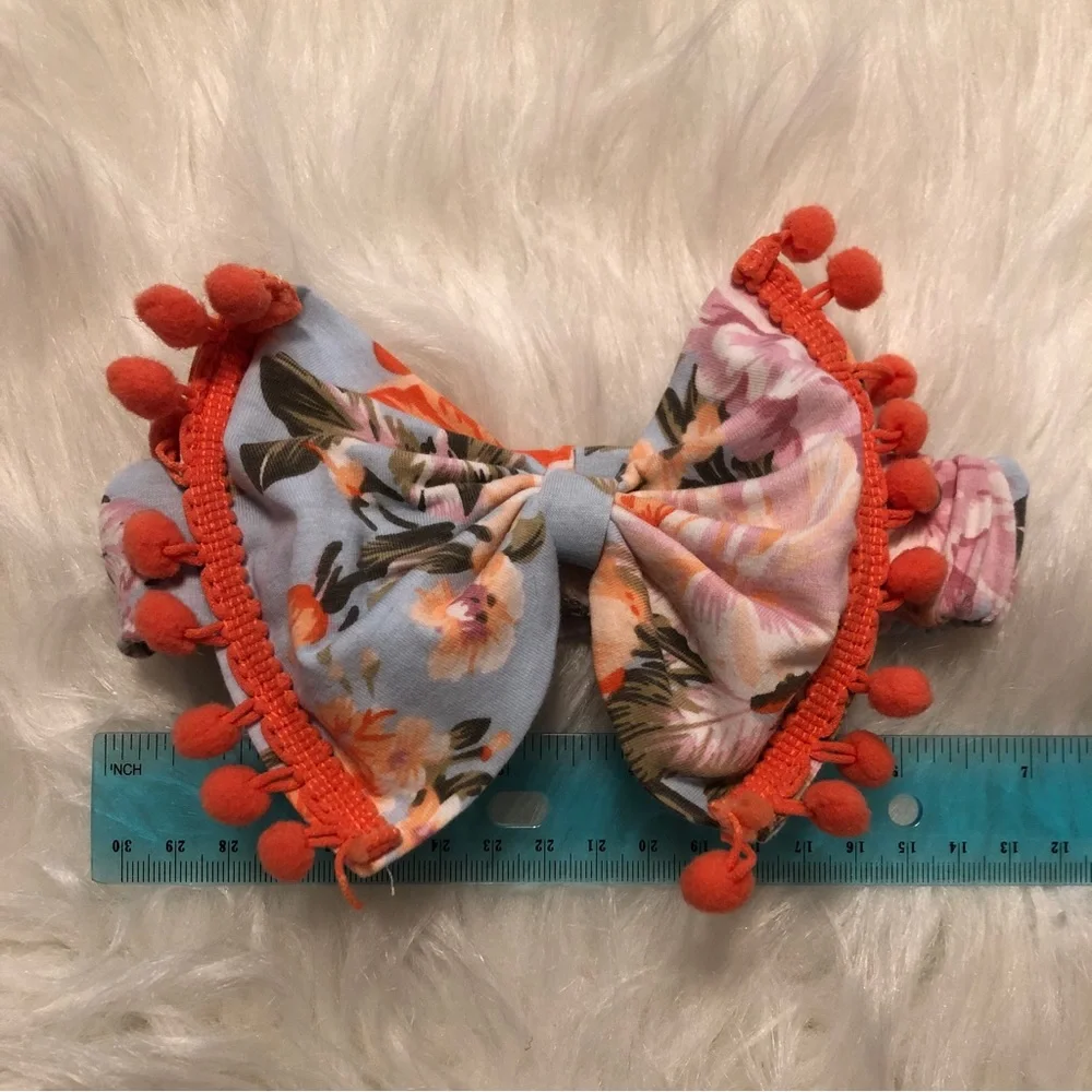 Beautiful, big, boho baby bow headband